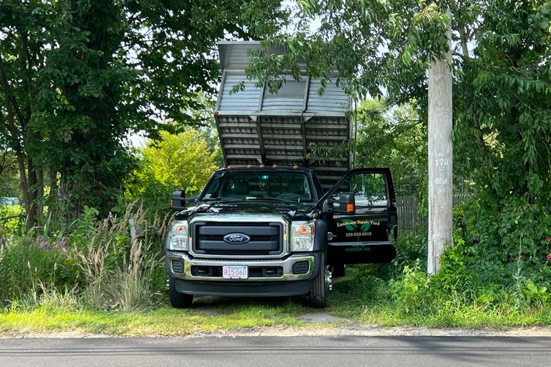 landscape supplier truck