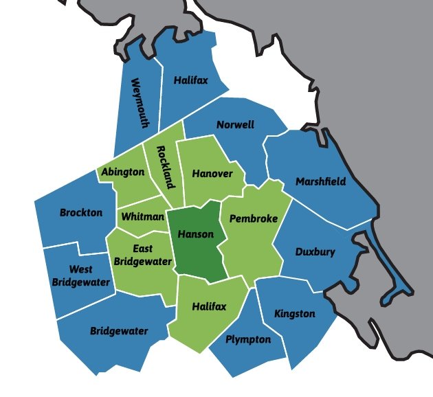 landscape Delivery Area Map